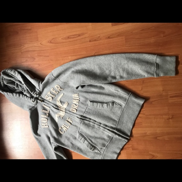 Like new Hollister Men medium grey hoodies - Picture 3 of 7